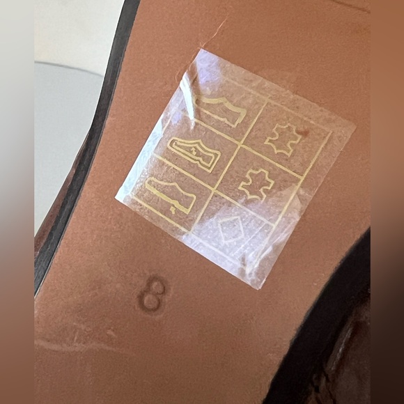 Madewell The Mira Side-Seam Ankle Boots Croc Embossed Boho Brown Leather Size 8 - Picture 9 of 15